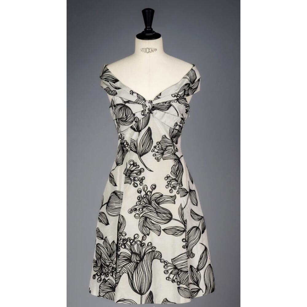 Moschino Cheap & Chic off the Shoulder floral Dress